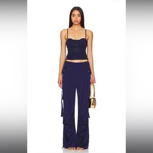 SER.O.YA Navy Flare Pants